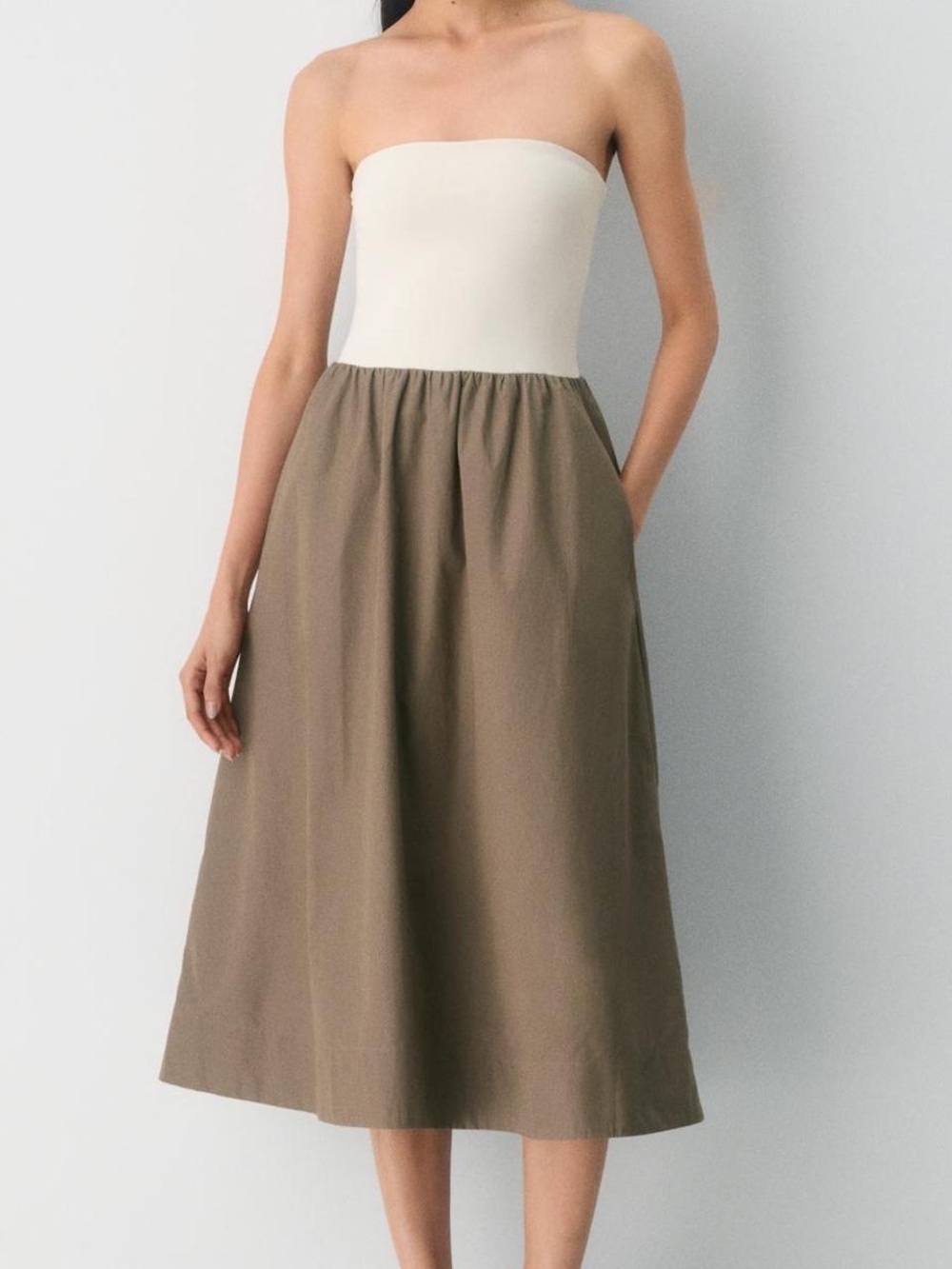 NWT Aritzia Fluid Poplin Dress